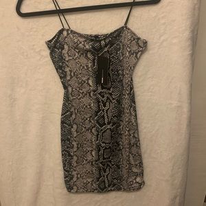 Snake Mini Dress